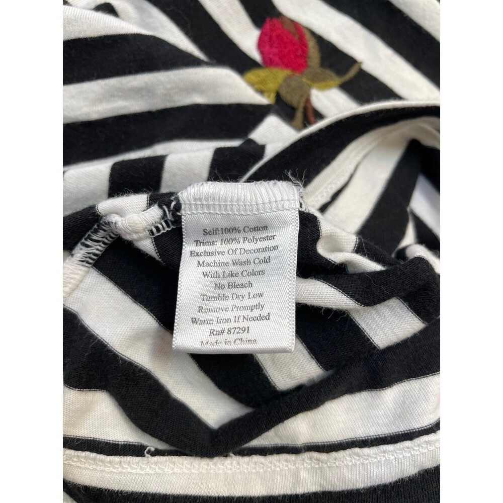 JWLA Johnny Was Long Sleeve V Neck Top S - Picture 9 of 9